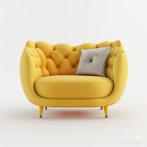 Royal Button-Tufted Accent Chair