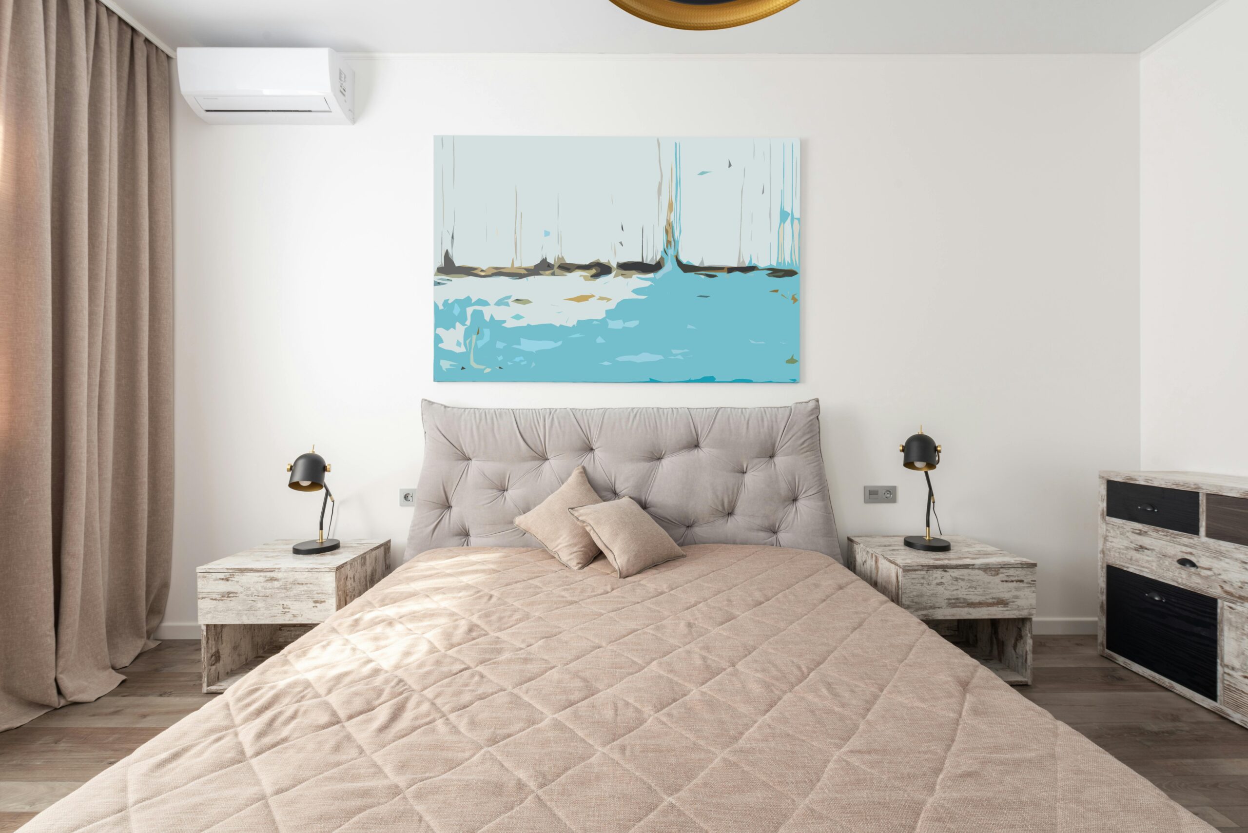 Elegant Tufted Comfort Bed