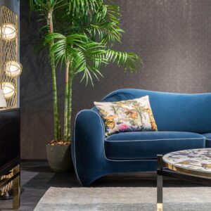 Sapphire Curve Luxe Sofa