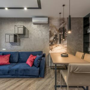 Navy Comfort Sofa