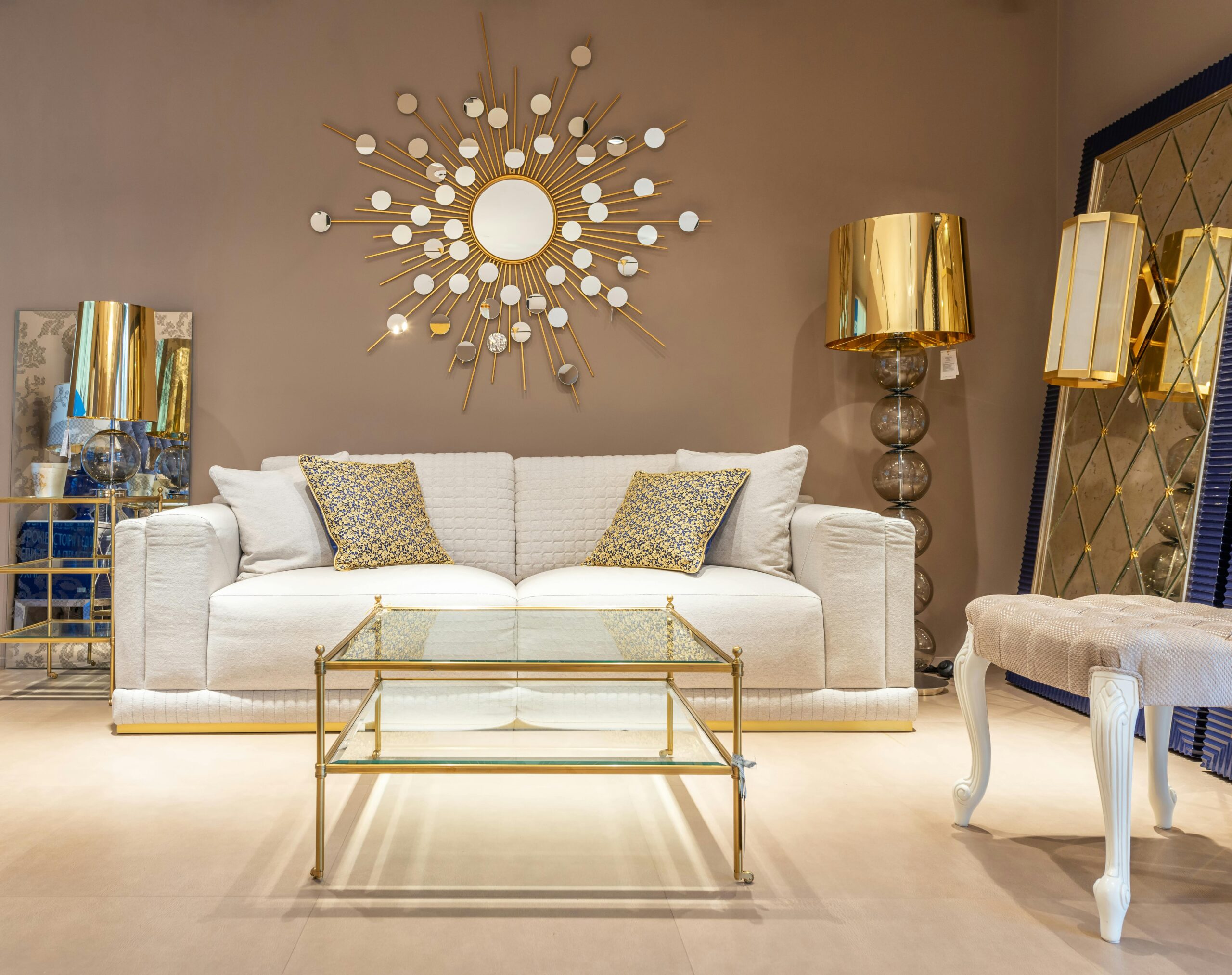 Golden Aura Comfort Sofa - Image 2
