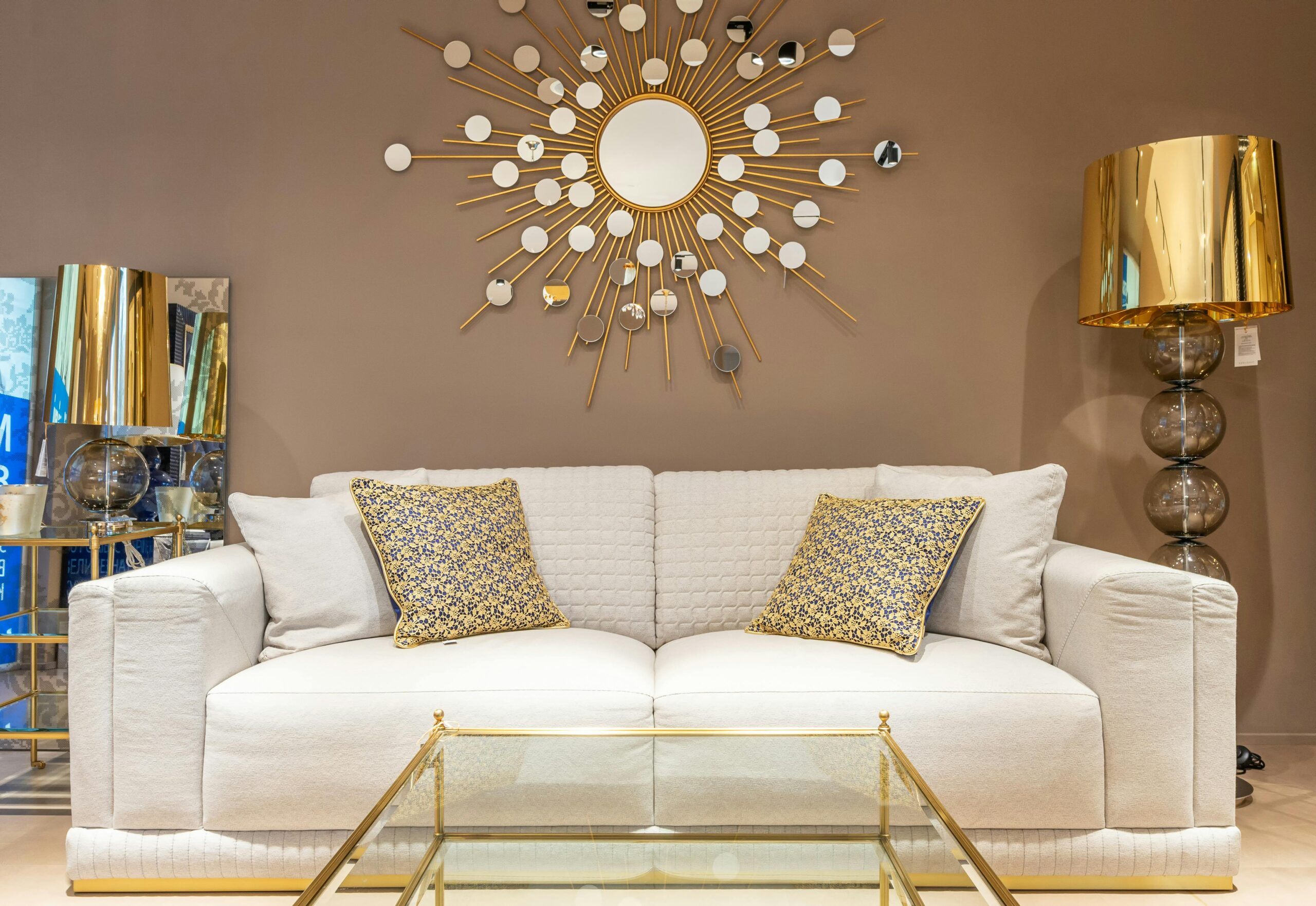 Golden Aura Comfort Sofa
