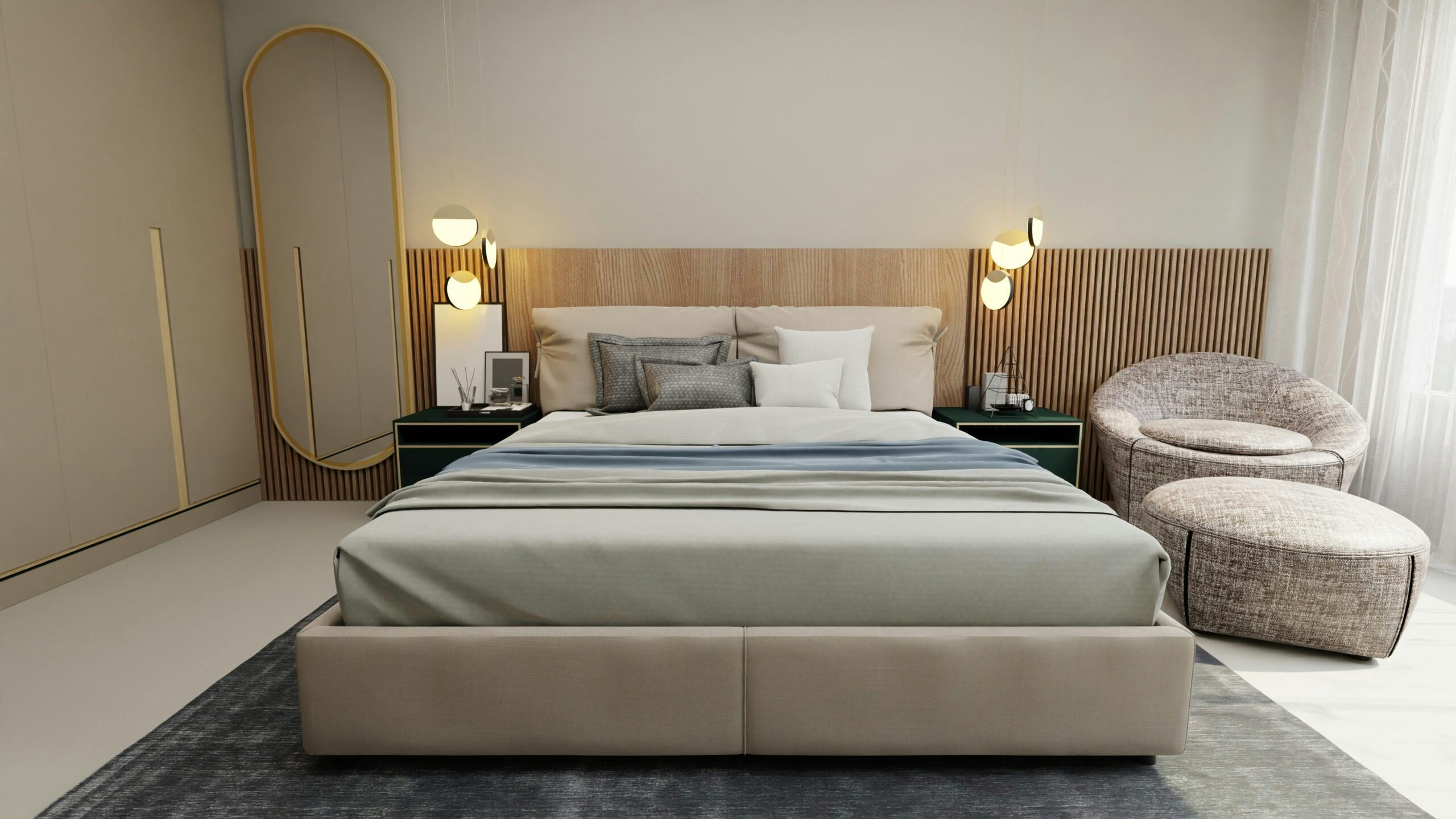 Modern Panel Comfort Bed - Image 4