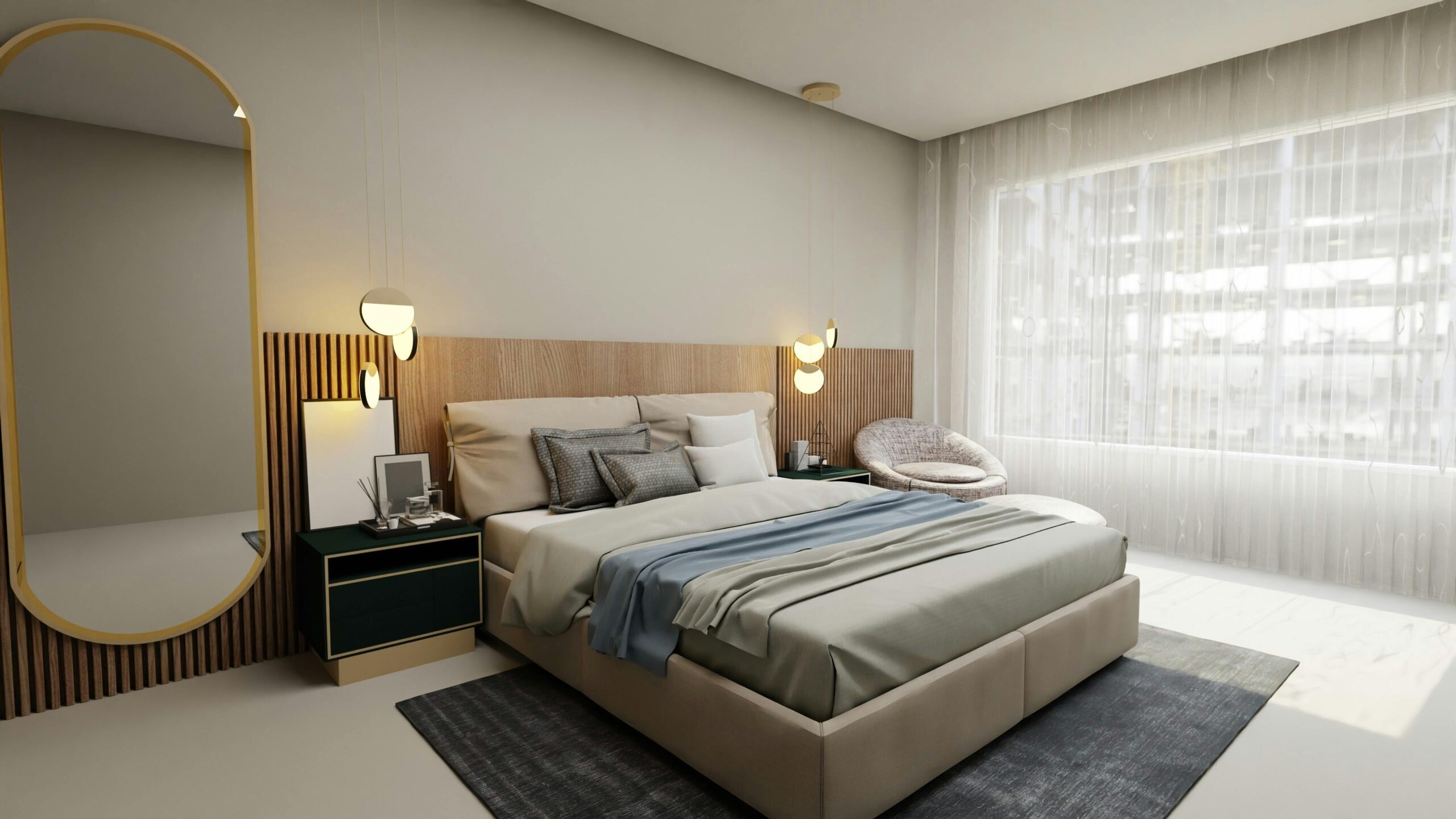 Modern Panel Comfort Bed