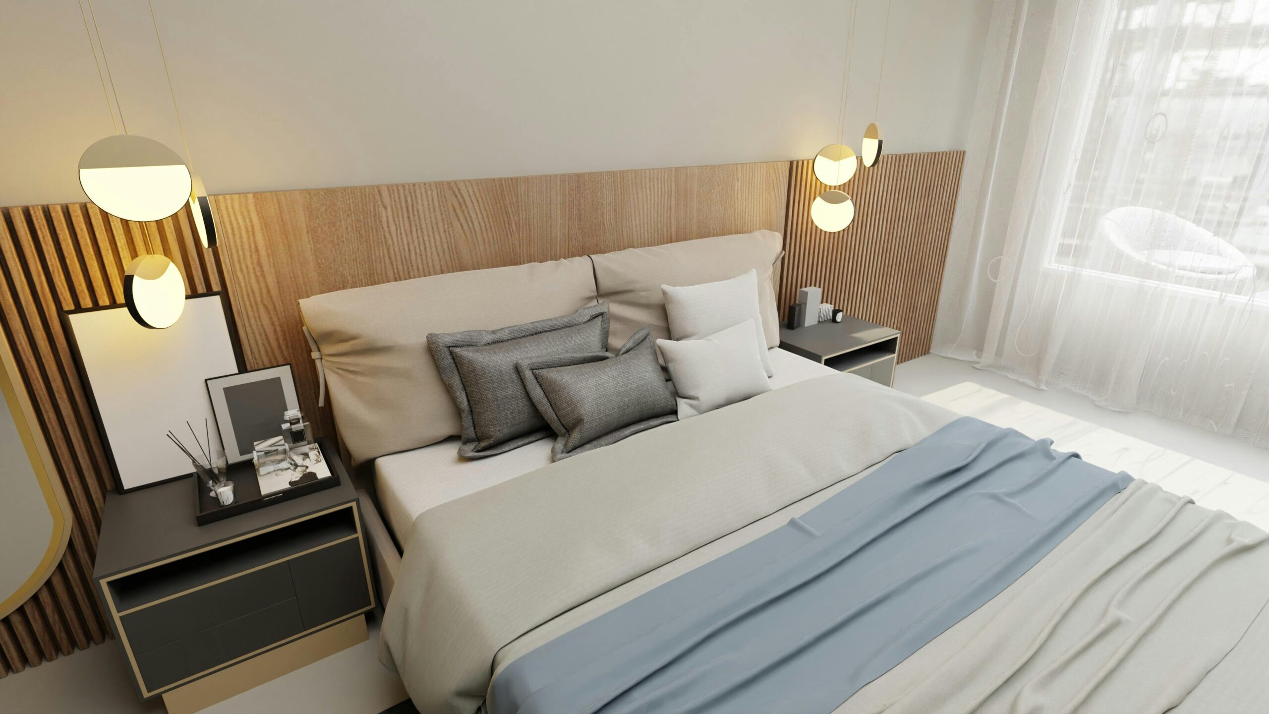 Modern Panel Comfort Bed - Image 2