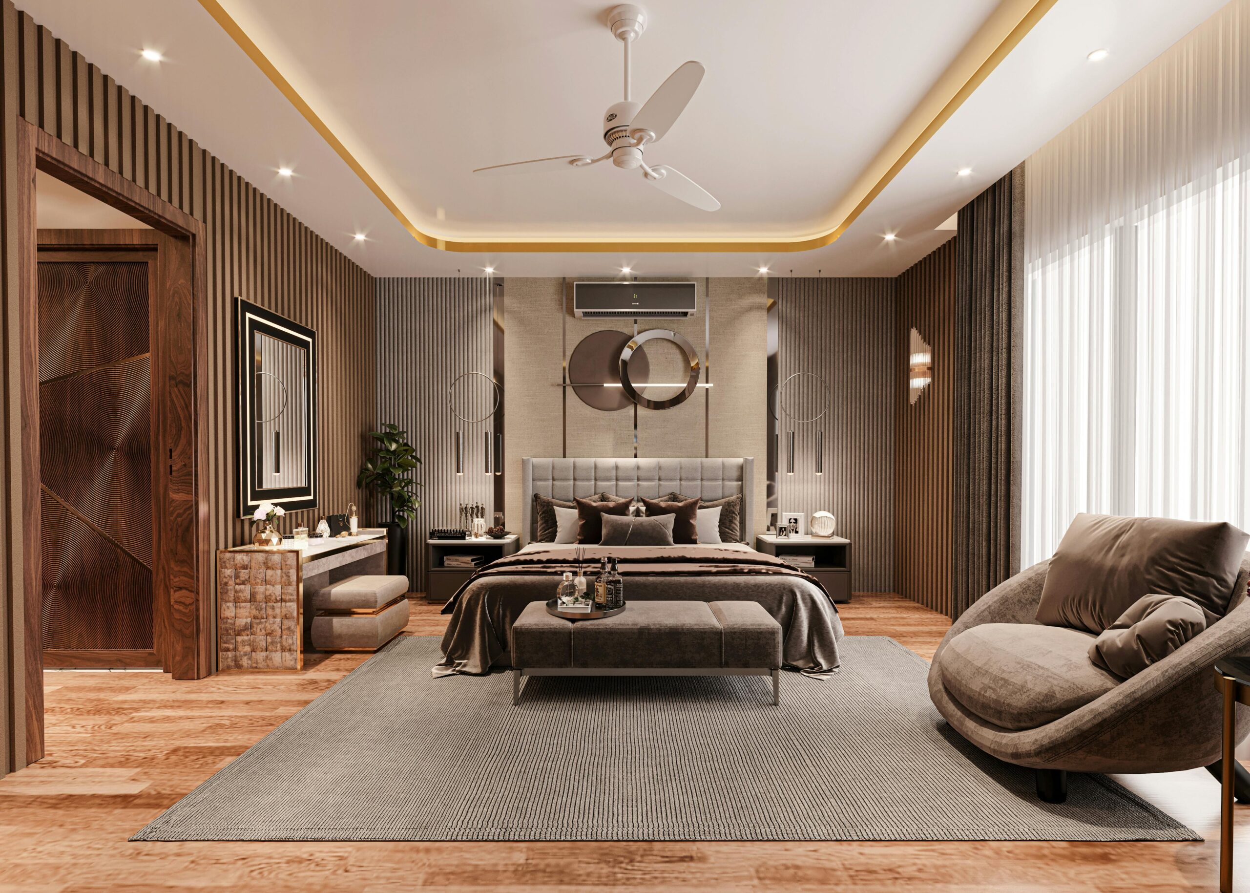 Royal Luxe Panel Bed