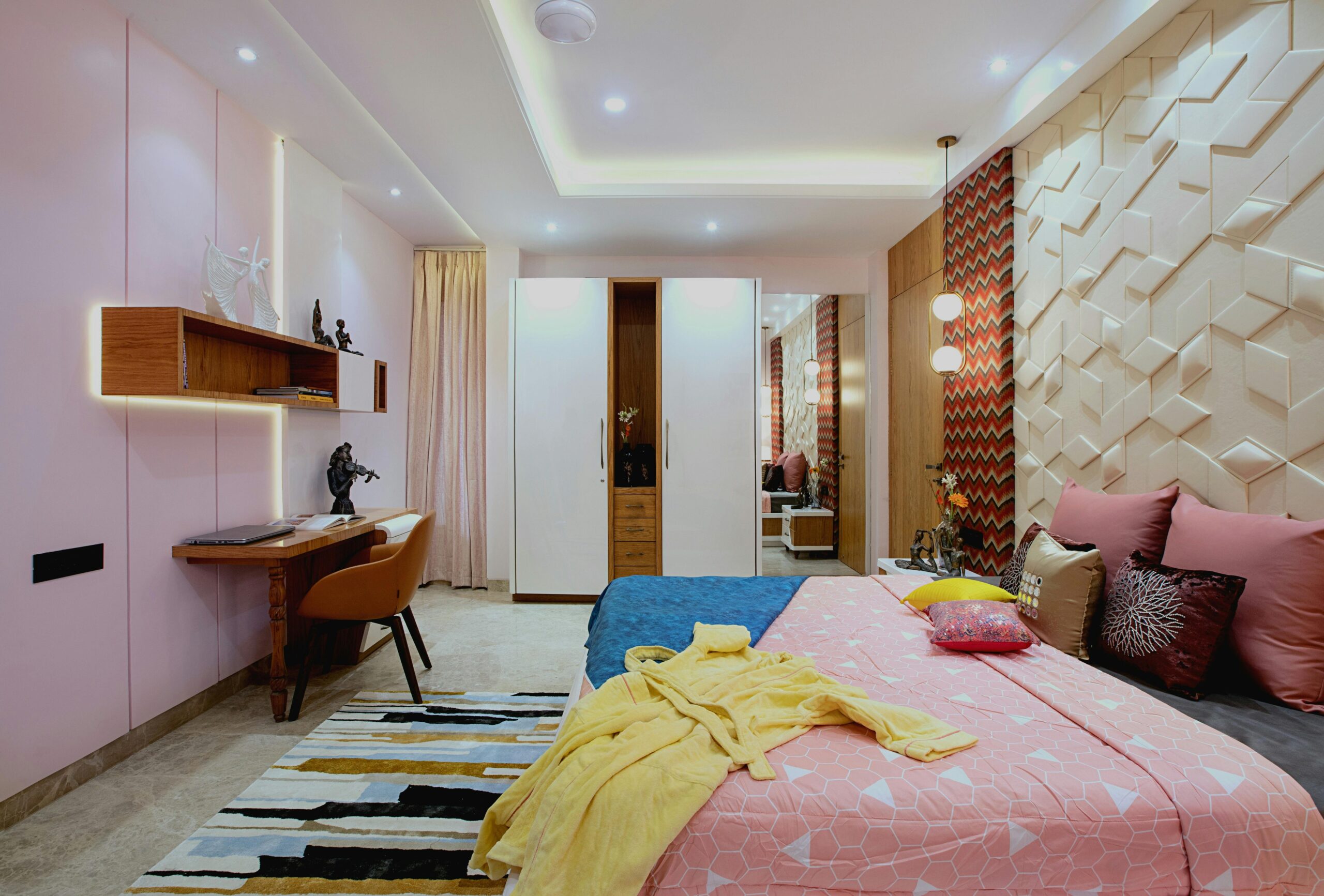 Modern Chic Panel Bed - Image 3