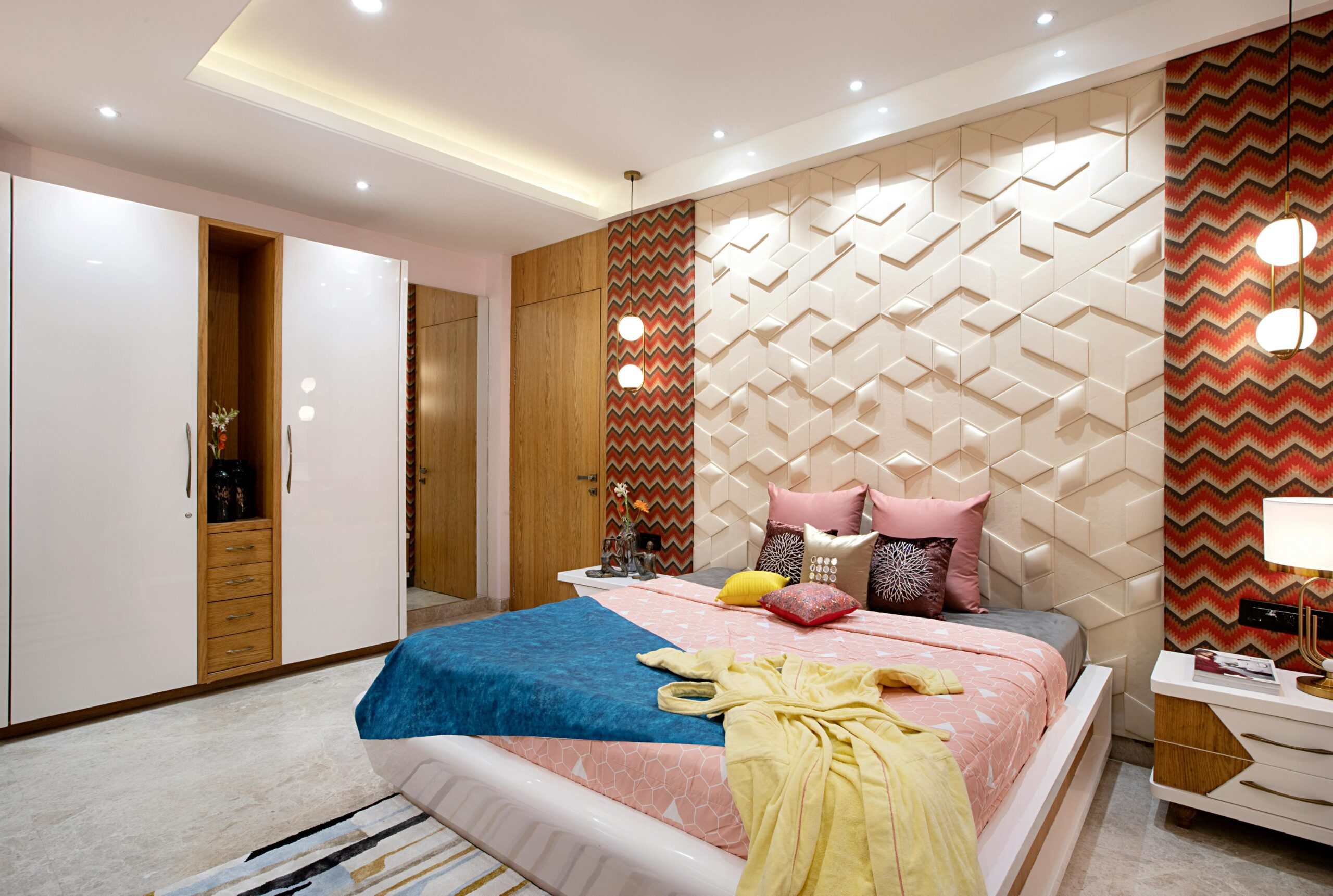 Modern Chic Panel Bed