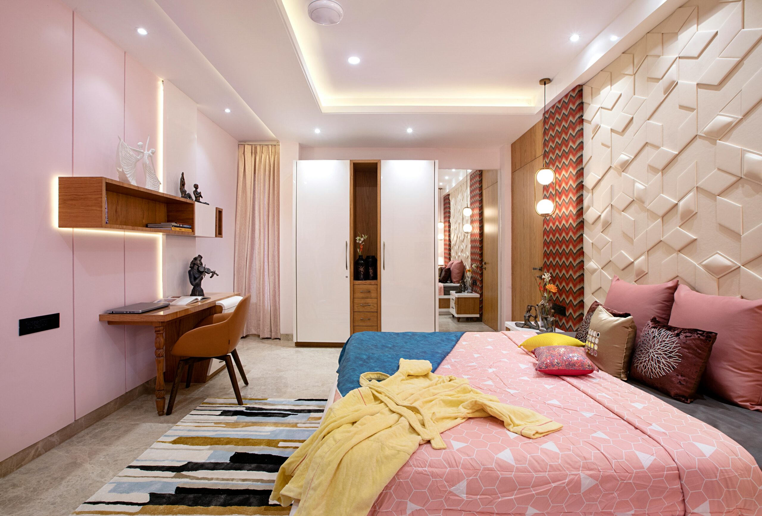 Modern Chic Panel Bed - Image 4